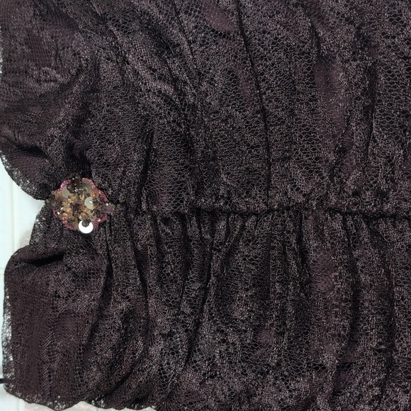 Jessica McClintock Strapless Brown Dress - Picture 2 of 7